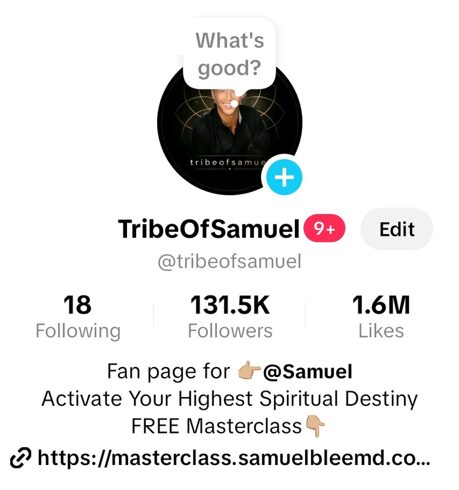 @tribeofsamuel TikTok: 131.5K followers, 1.6M likes